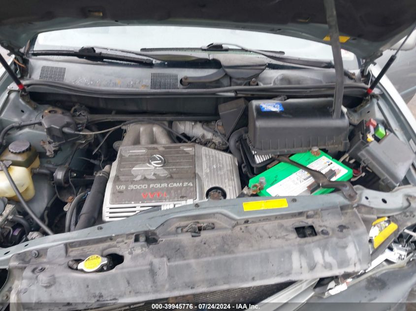 2001 Lexus Rx 300 VIN: JTJGF10U910108525 Lot: 39945776