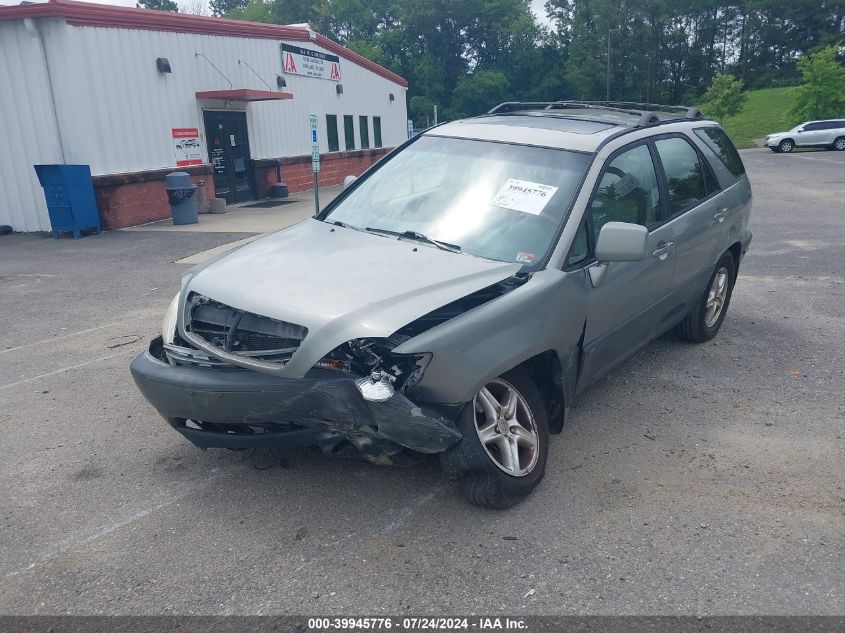 2001 Lexus Rx 300 VIN: JTJGF10U910108525 Lot: 39945776