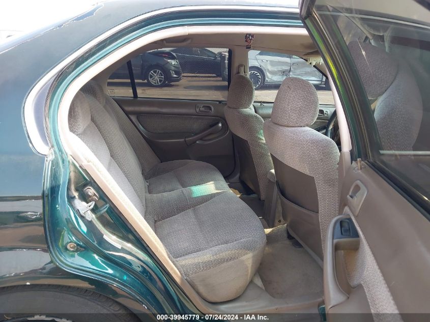 1999 Honda Civic Lx VIN: 1HGEJ6677XL060636 Lot: 39945779