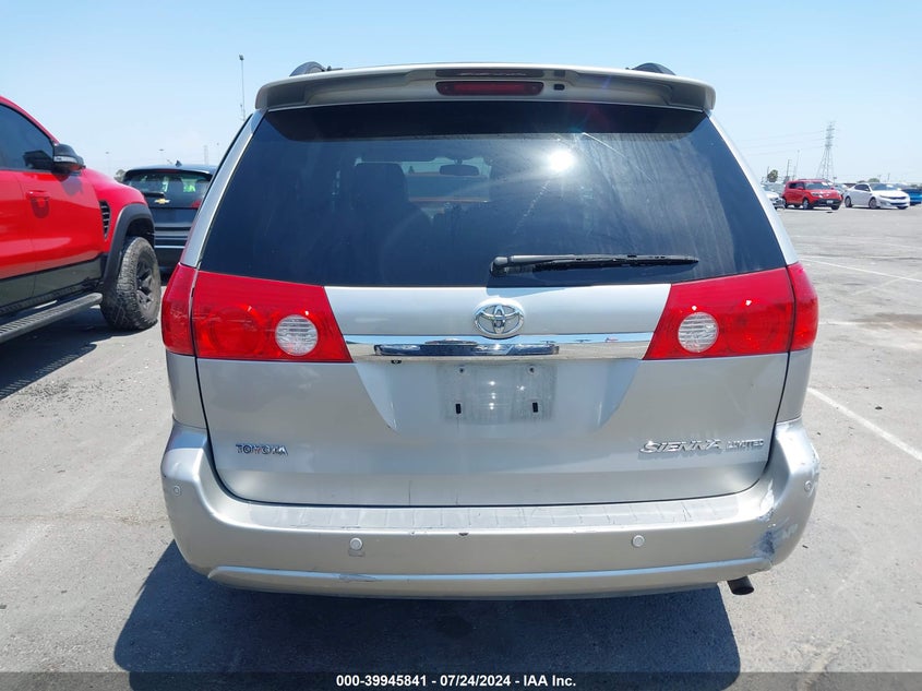 2008 Toyota Sienna Limited VIN: 5TDZK22CX8S126041 Lot: 39945841