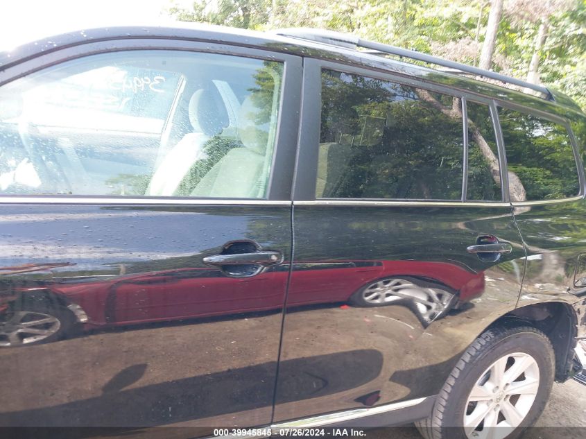 2012 Toyota Highlander Base V6 VIN: 5TDBK3EH4CS121618 Lot: 39945845