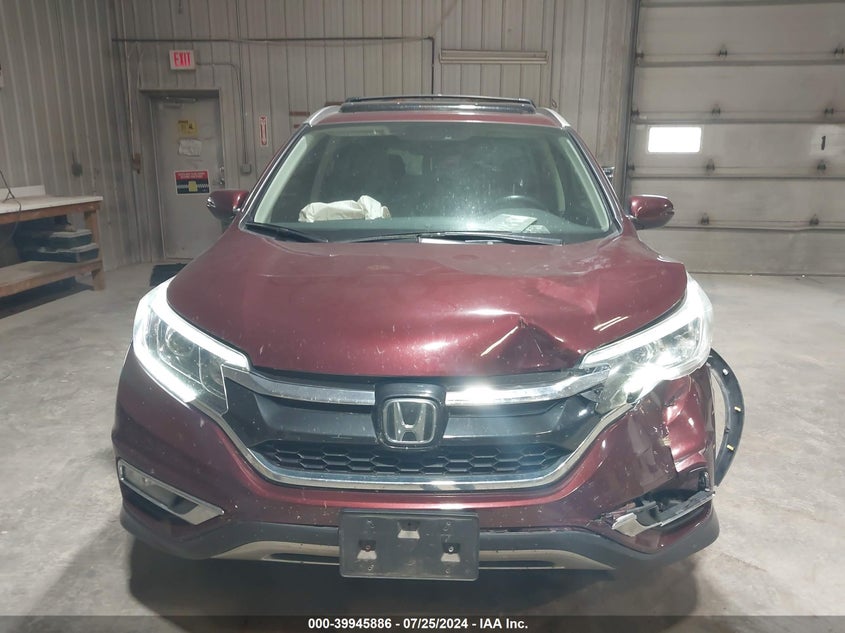 2015 Honda Cr-V Touring VIN: 5J6RM4H99FL056493 Lot: 39945886