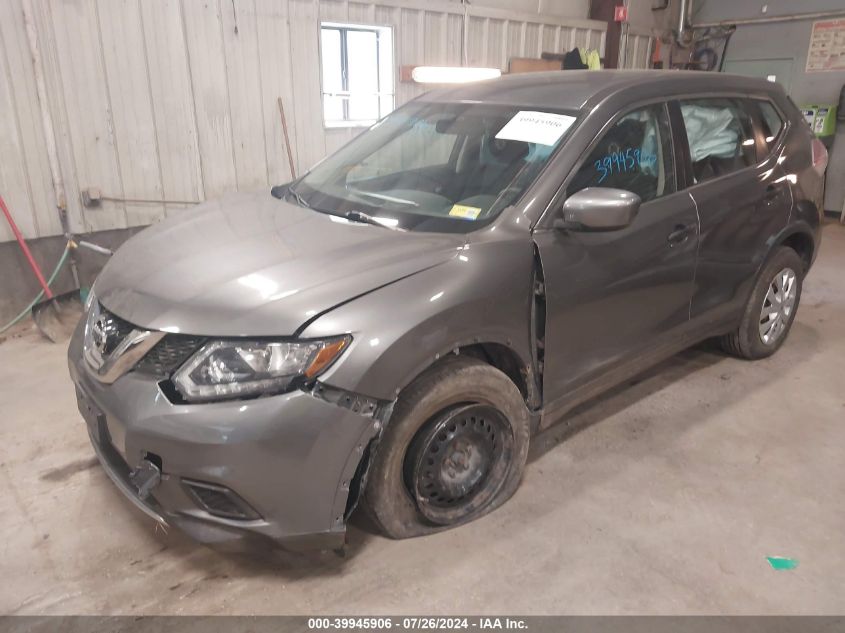 2016 Nissan Rogue S VIN: JN8AT2MVXGW143059 Lot: 39945906