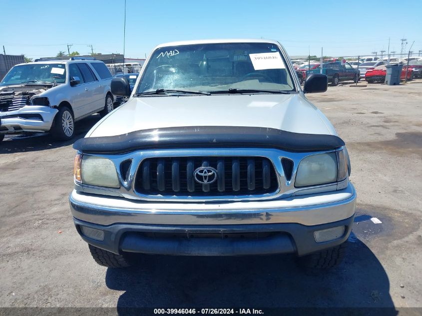 2001 Toyota Tacoma Base V6 VIN: 5TEWN72N51Z784772 Lot: 39946046