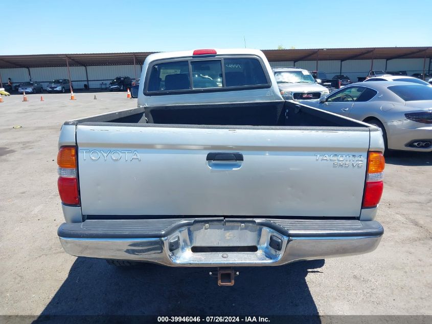 2001 Toyota Tacoma Base V6 VIN: 5TEWN72N51Z784772 Lot: 39946046