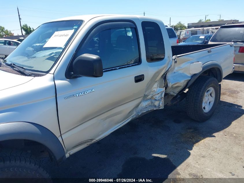 2001 Toyota Tacoma Base V6 VIN: 5TEWN72N51Z784772 Lot: 39946046