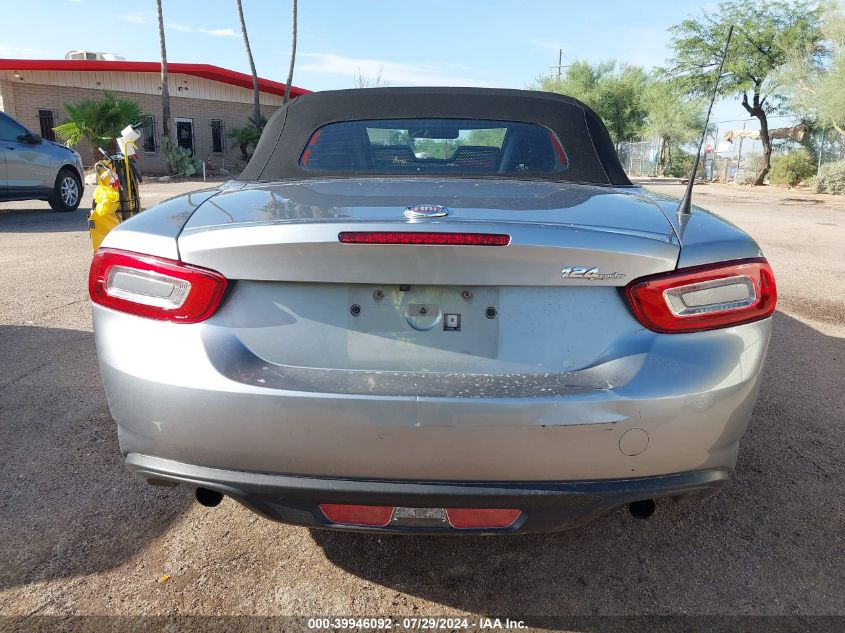 2017 Fiat 124 Spider Classica/Lusso/Abarth VIN: JC1NFAEK4H0129968 Lot: 39946092