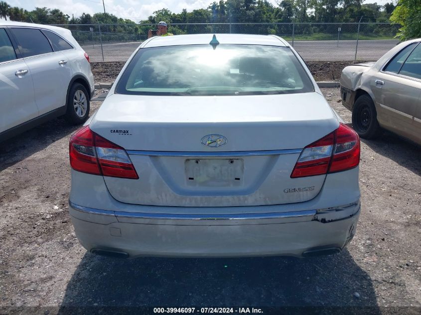 2013 Hyundai Genesis 3.8 VIN: KMHGC4DD5DU210369 Lot: 39946097