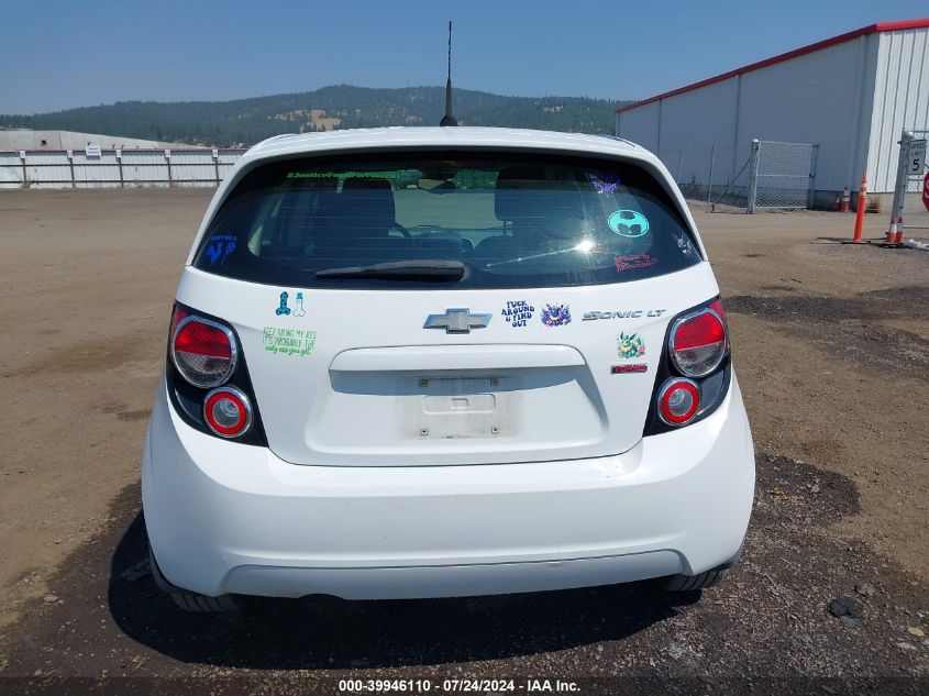 2013 Chevrolet Sonic Lt Auto VIN: 1G1JC6SB6D4250847 Lot: 39946110