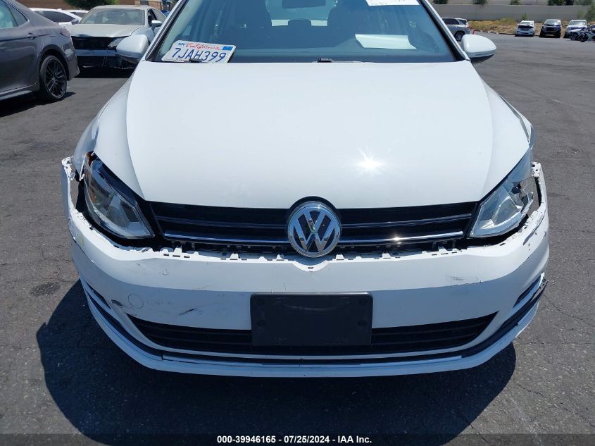 2015 Volkswagen Golf Tsi Sel 4-Door VIN: 3VW217AU6FM013807 Lot: 39946165