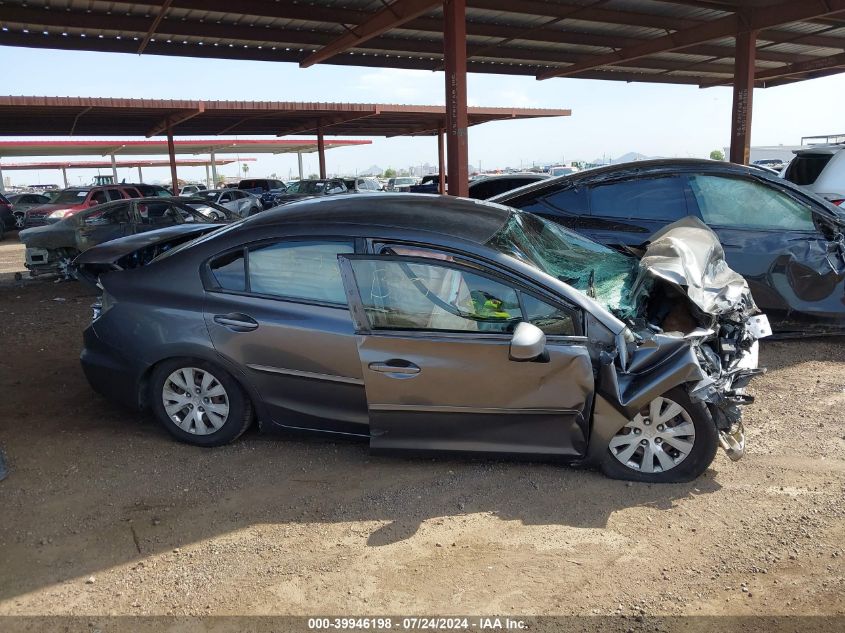 2012 Honda Civic Lx VIN: 2HGFB2F51CH610560 Lot: 39946198