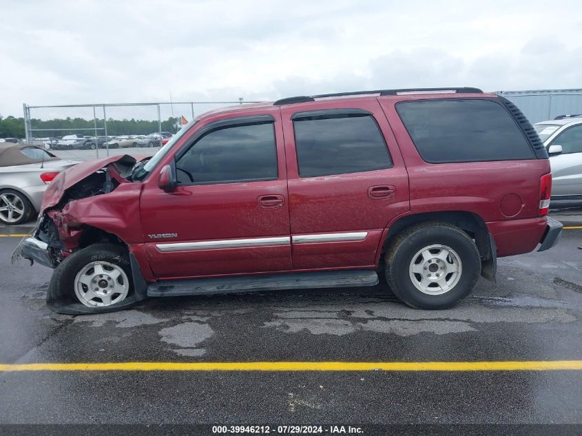 2004 GMC Yukon VIN: 1GKEK13V44J259446 Lot: 39946212