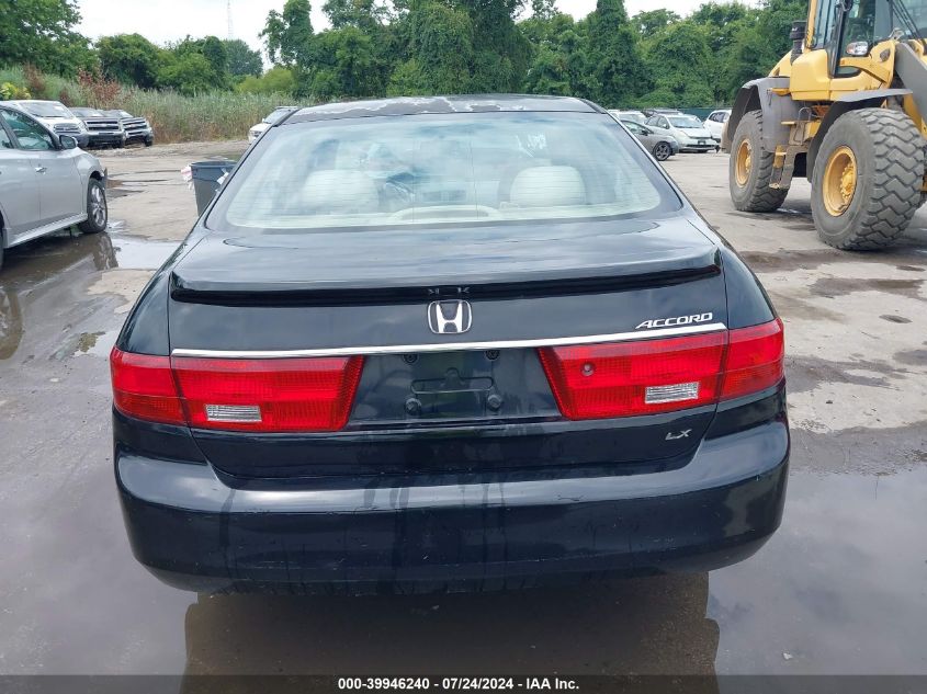 2005 Honda Accord 2.4 Lx VIN: 1HGCM56495A029797 Lot: 39946240