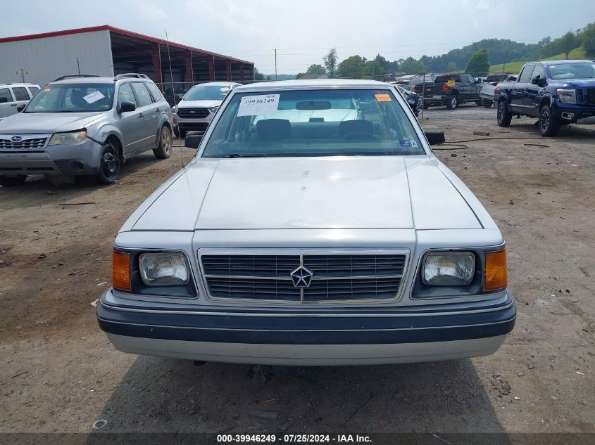 1988 Dodge Aries Le VIN: 1B3BD46K0JF242901 Lot: 39946249