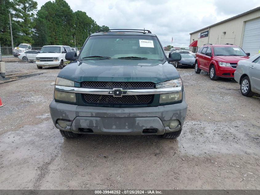 2002 Chevrolet Avalanche 1500 VIN: 3GNEC13TX2G299656 Lot: 39946252