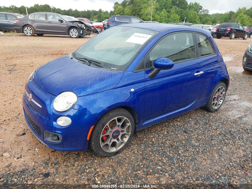2012 Fiat 500 Sport VIN: 3C3CFFBR2CT365382 Lot: 39946265