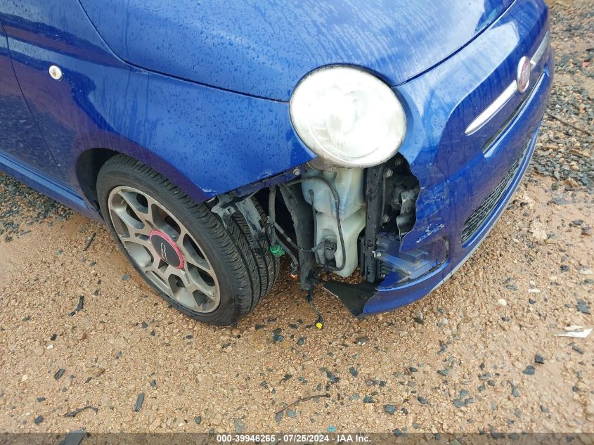 2012 Fiat 500 Sport VIN: 3C3CFFBR2CT365382 Lot: 39946265