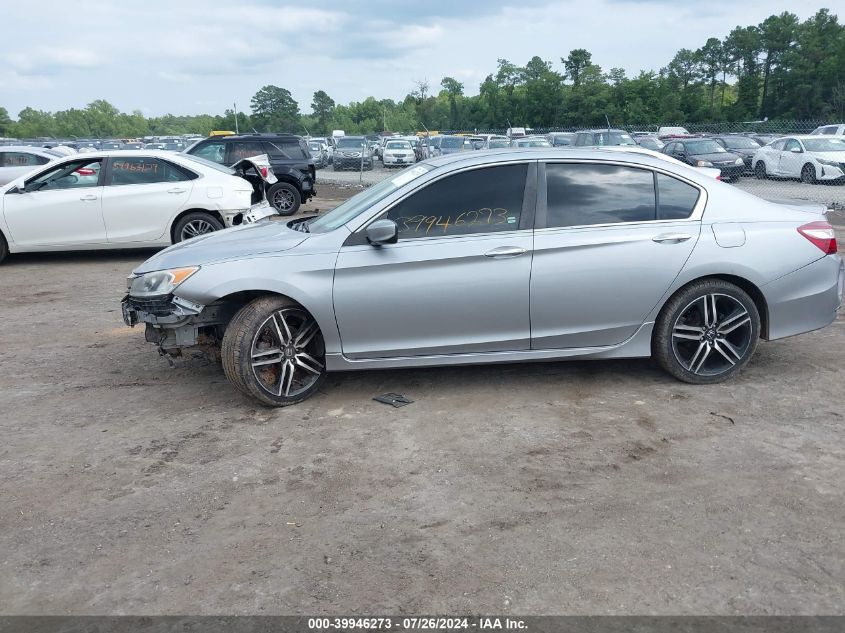 1HGCR2F19HA231730 2017 Honda Accord Sport Se