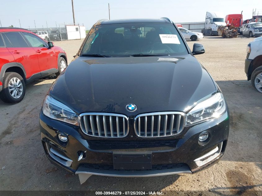 2017 BMW X5 Sdrive35I VIN: 5UXKR2C32H0X07076 Lot: 39946279