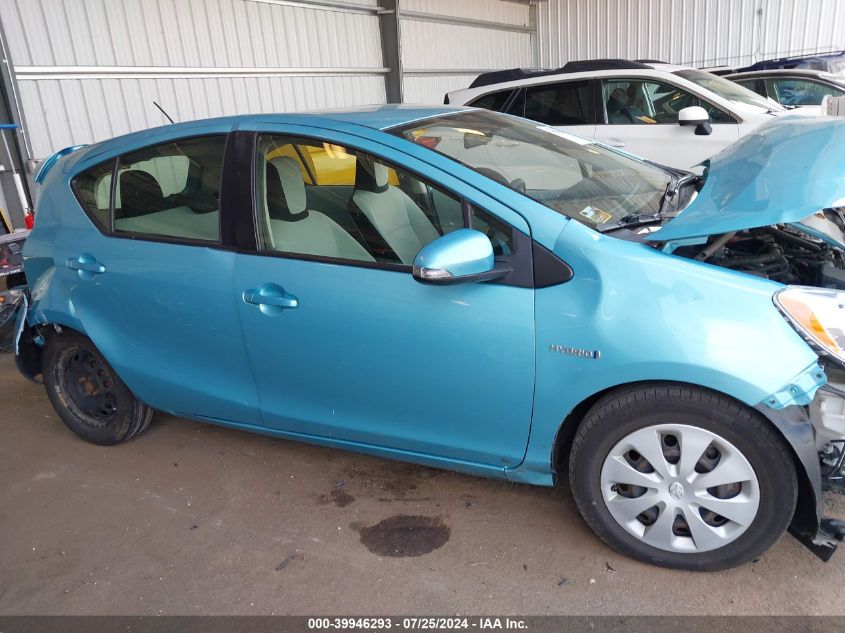 2013 Toyota Prius C One VIN: JTDKDTB36D1054456 Lot: 39946293