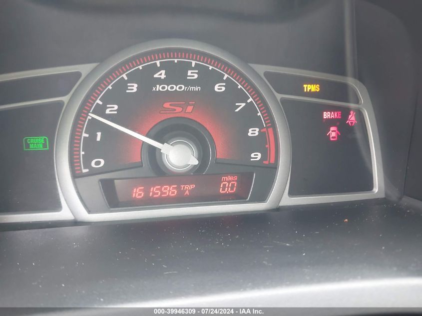 2009 Honda Civic Si VIN: 2HGFA55509H703987 Lot: 39946309