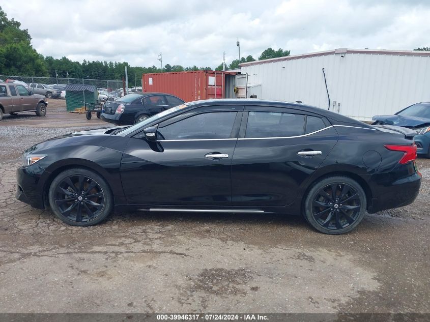 2017 Nissan Maxima 3.5 Sr VIN: 1N4AA6AP6HC406610 Lot: 39946317