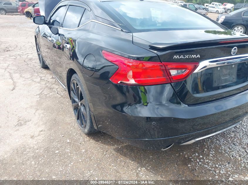 2017 Nissan Maxima 3.5 Sr VIN: 1N4AA6AP6HC406610 Lot: 39946317