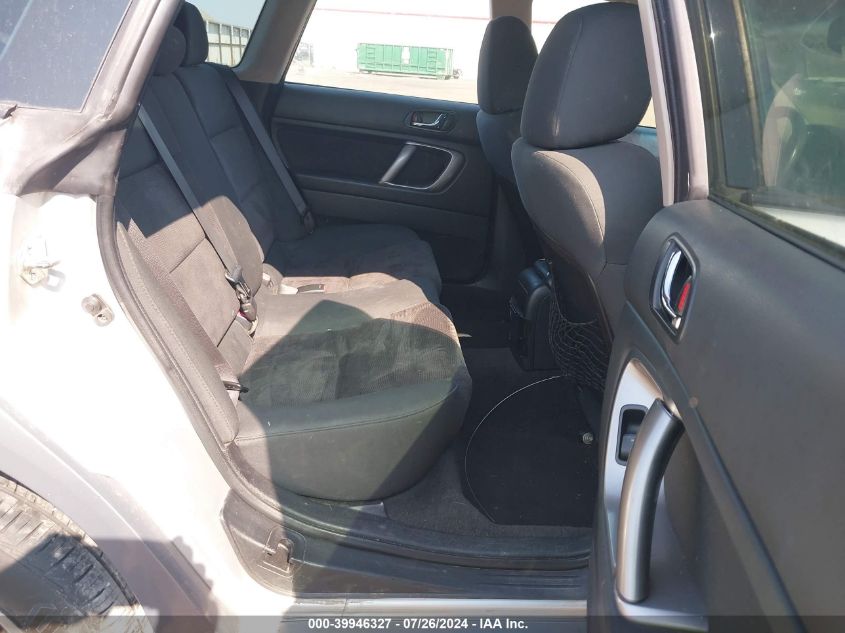 2007 Subaru Outback 2.5I/2.5I Basic/2.5I L.l. Bean Edition VIN: 4S4BP61CX77345100 Lot: 39946327