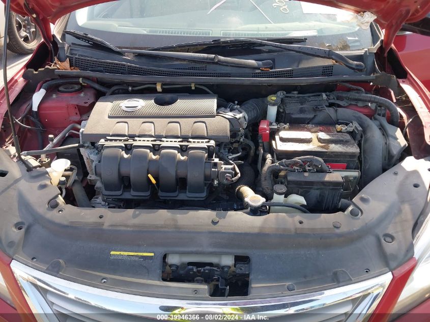 2014 Nissan Sentra Sv VIN: 3N1AB7AP7EY319074 Lot: 39946366