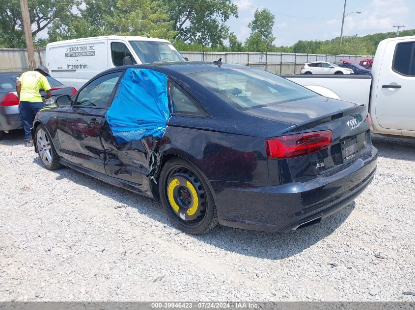 2016 Audi A6 Premium VIN: WAUFFAFC9GN186096 Lot: 39946423