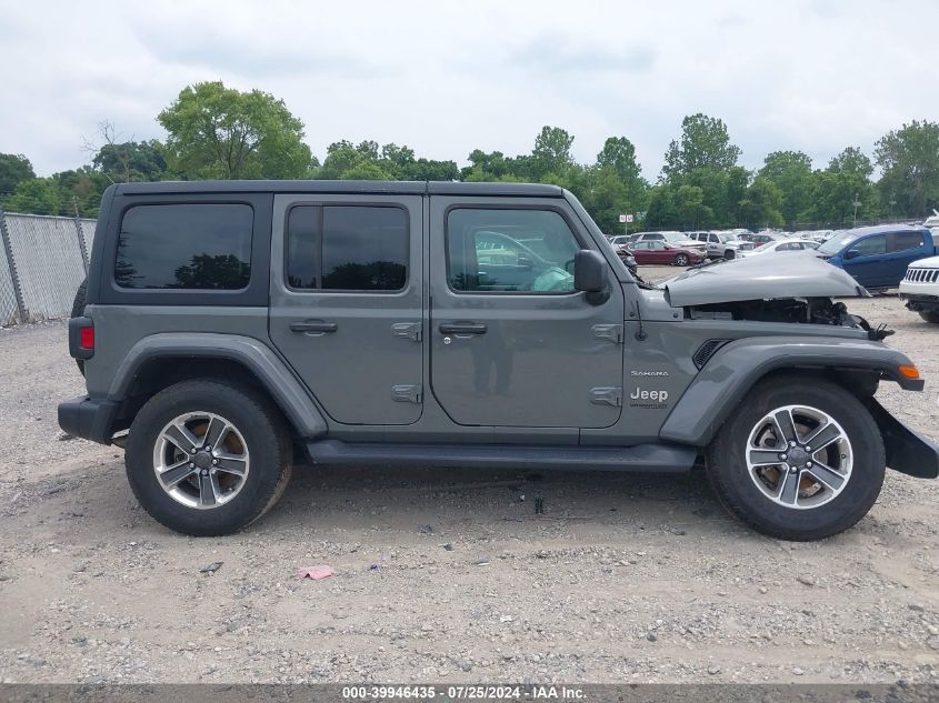 2022 Jeep Wrangler Unlimited Sahara 4X4 VIN: 1C4HJXEN9NW252900 Lot: 39946435