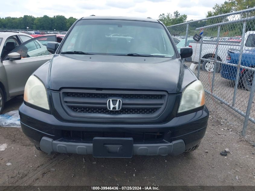 2005 Honda Pilot Ex-L VIN: 2HKYF186X5H570095 Lot: 39946436