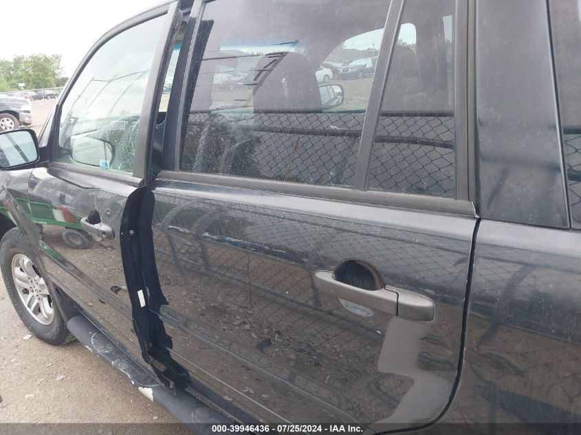 2005 Honda Pilot Ex-L VIN: 2HKYF186X5H570095 Lot: 39946436