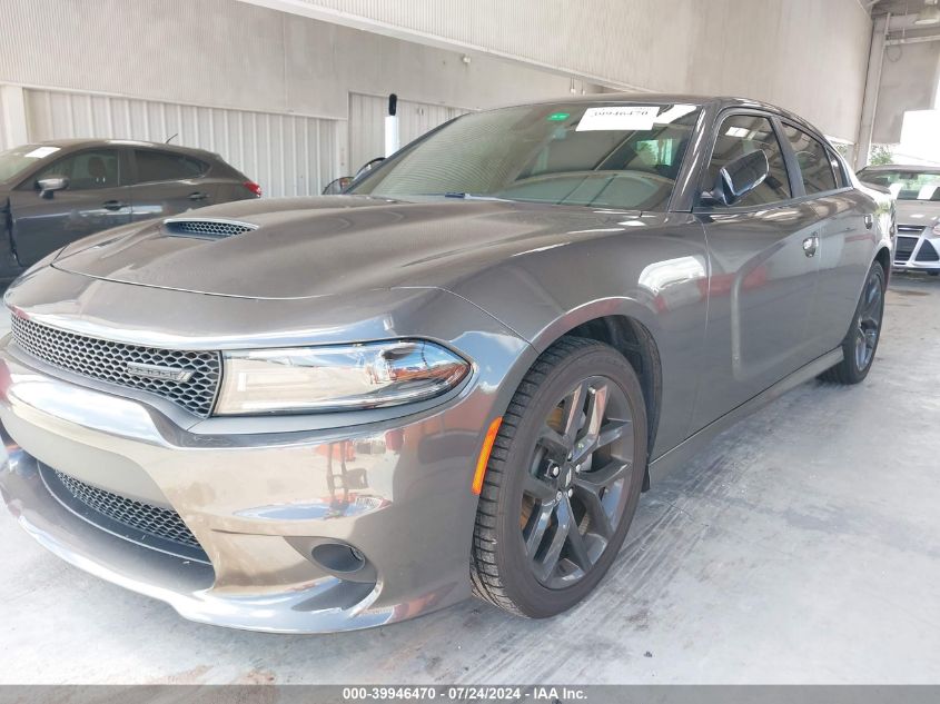 2022 Dodge Charger Gt Rwd VIN: 2C3CDXHGXNH129642 Lot: 39946470