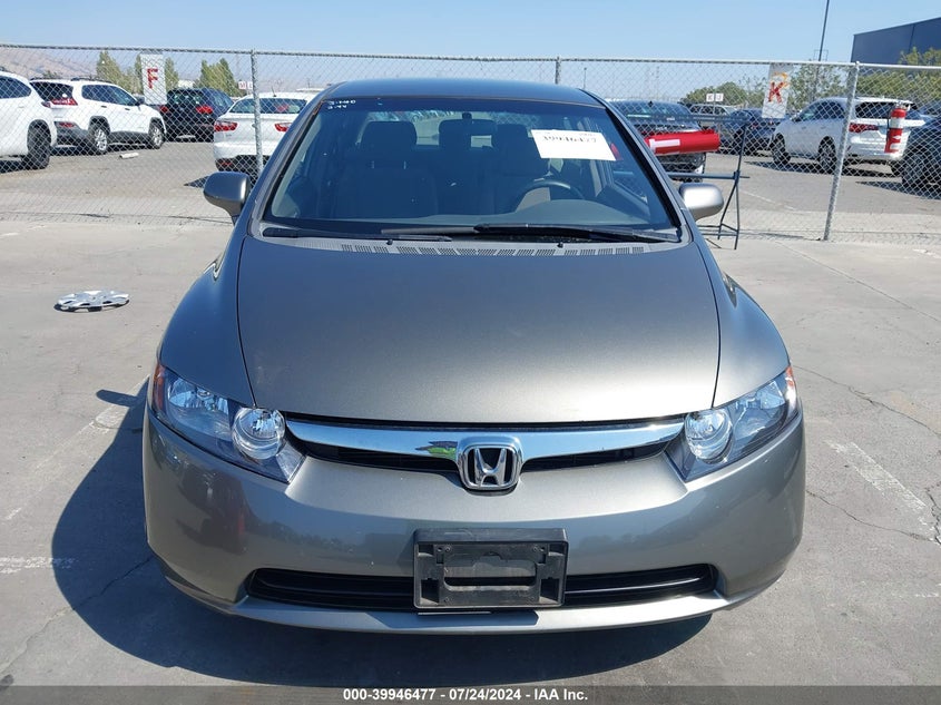 2007 Honda Civic Lx VIN: 1HGFA16507L068602 Lot: 39946477