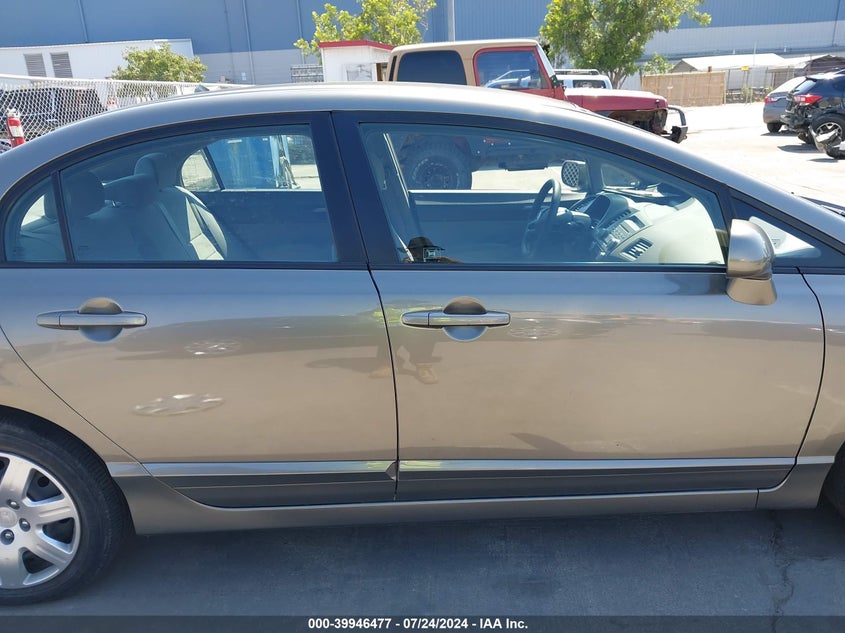 2007 Honda Civic Lx VIN: 1HGFA16507L068602 Lot: 39946477