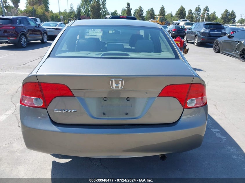 2007 Honda Civic Lx VIN: 1HGFA16507L068602 Lot: 39946477