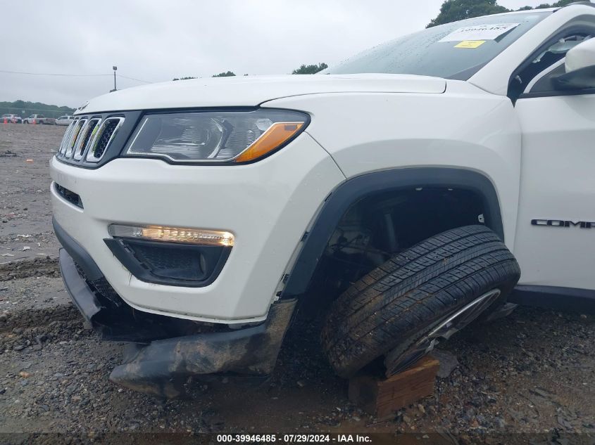 2018 Jeep Compass Latitude 4X4 VIN: 3C4NJDBB7JT154766 Lot: 39946485