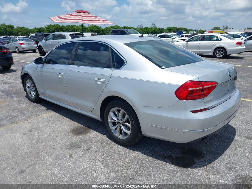 2016 VOLKSWAGEN PASSAT 1.8T S - 1VWAS7A3XGC049034