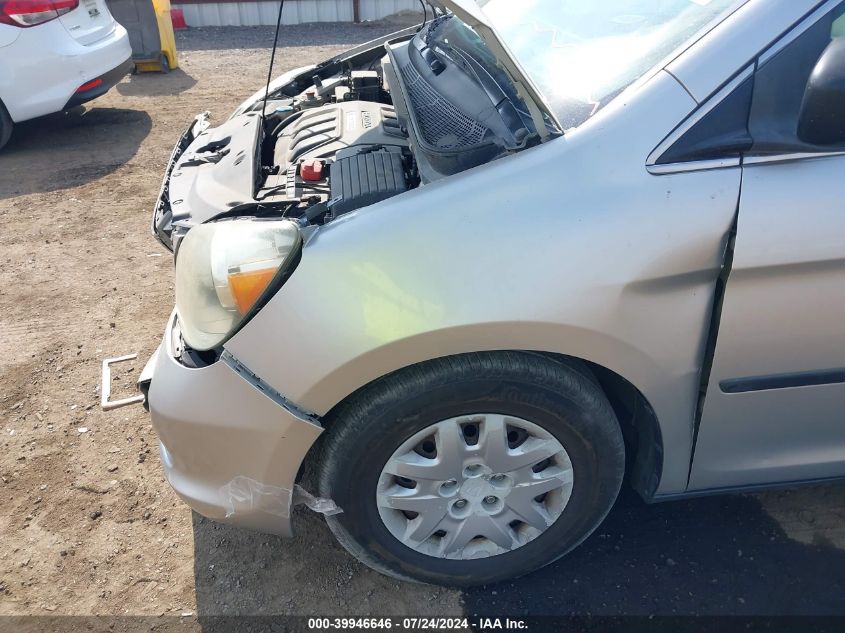 2007 Honda Odyssey Lx VIN: 5FNRL38217B065182 Lot: 39946646