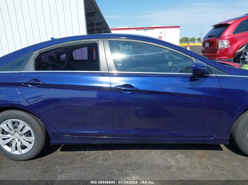 2012 Hyundai Sonata Gls VIN: 5NPEB4AC0CH452229 Lot: 39946649