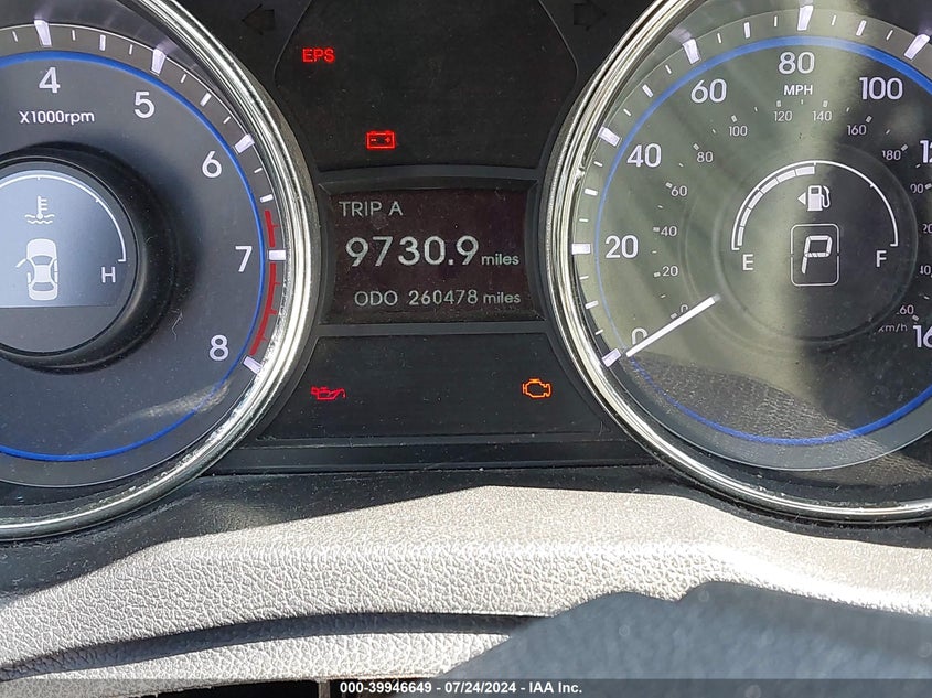 2012 Hyundai Sonata Gls VIN: 5NPEB4AC0CH452229 Lot: 39946649