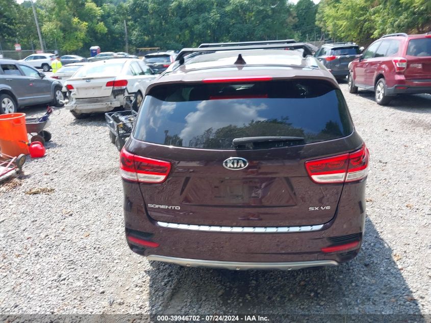 2016 Kia Sorento 3.3L Sx VIN: 5XYPKDA55GG008934 Lot: 39946702