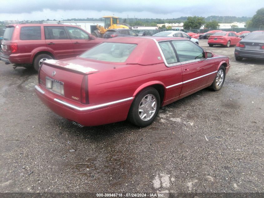 2000 Cadillac Eldorado Esc VIN: 1G6EL12Y8YU181393 Lot: 39946718