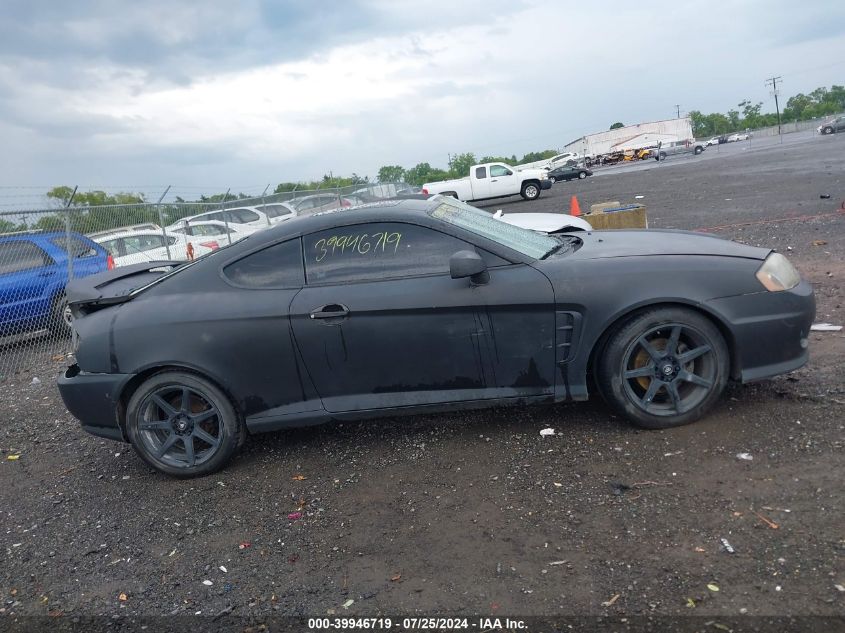 KMHHM65D86U227617 2006 Hyundai Tiburon Gs