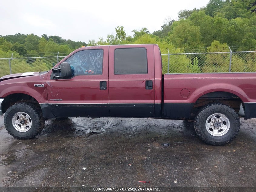 2000 Ford F-250 Lariat/Xl/Xlt VIN: 1FTNW21F3YED37232 Lot: 39946733