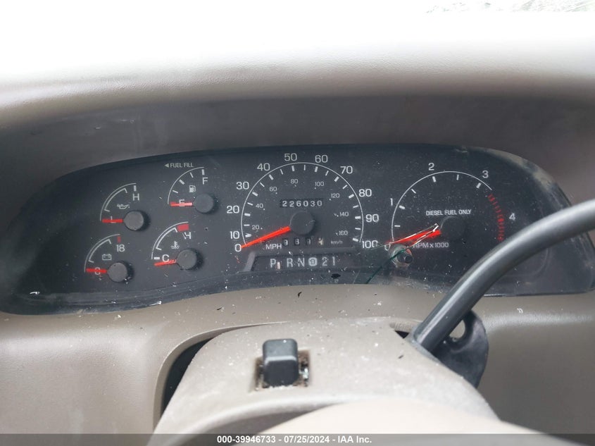 2000 Ford F-250 Lariat/Xl/Xlt VIN: 1FTNW21F3YED37232 Lot: 39946733