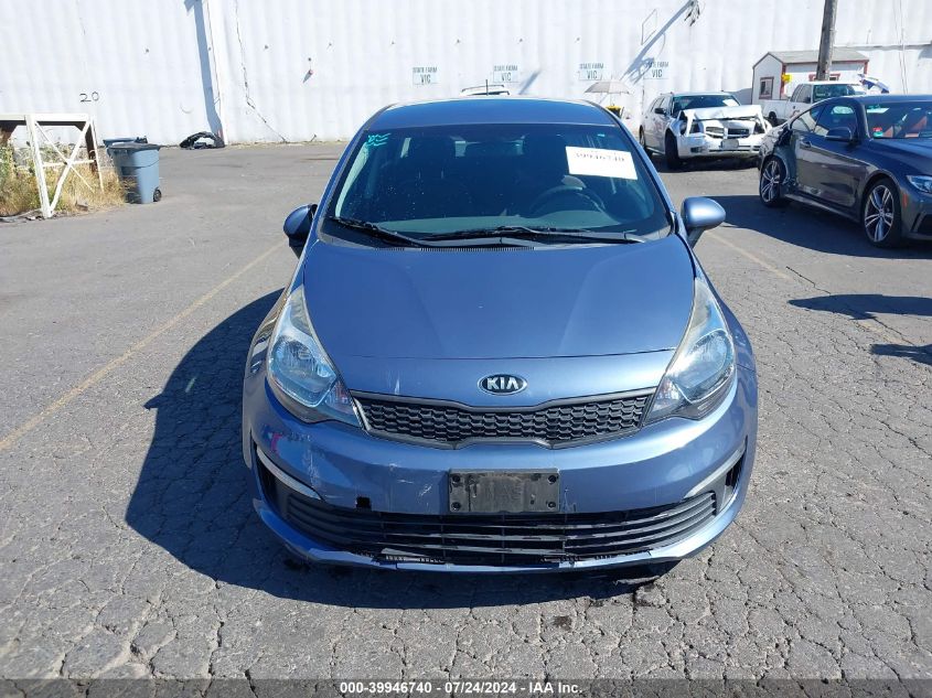 2016 Kia Rio Lx VIN: KNADM4A30G6669878 Lot: 39946740