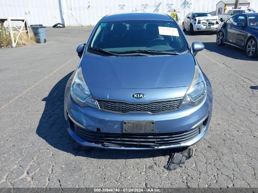 2016 Kia Rio Lx VIN: KNADM4A30G6669878 Lot: 39946740