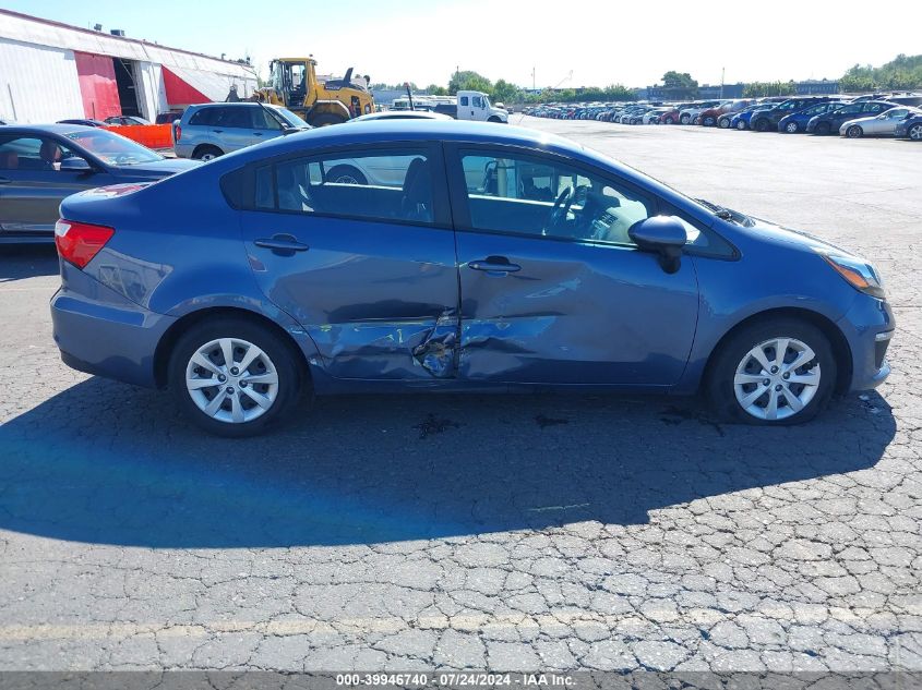 2016 Kia Rio Lx VIN: KNADM4A30G6669878 Lot: 39946740